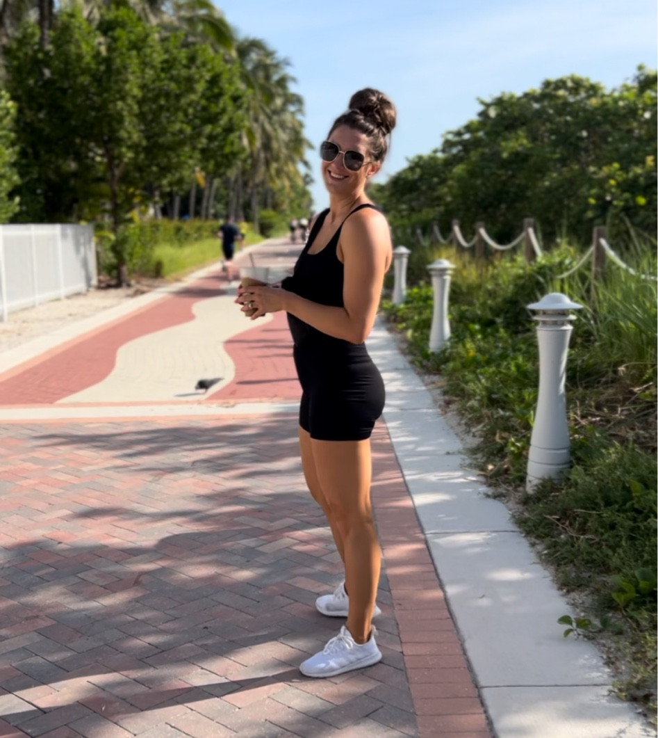 Amazon romper // small
Belt bag 

#LTKunder50 #LTKstyletip #LTKFitness