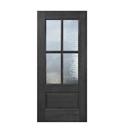 Stained Mahogany Wood Slab Front Entry Door | Wayfair North America