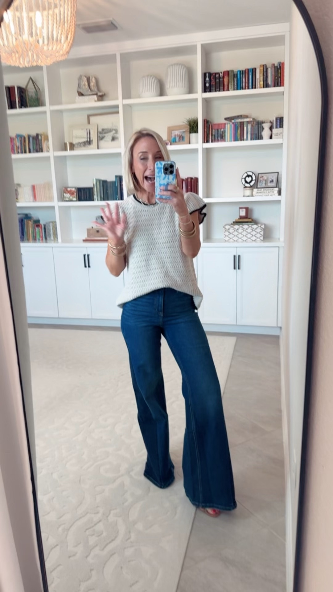 Walmart - new arrivals - part 2. Wide Leg High Rise Jeans - size 0, regular length. $25. Sizes and colors selling fast. Flutter Sleeve Sweater - size XS. $19.98. 2 colors.

 

#LTKOver40 #LTKSeasonal