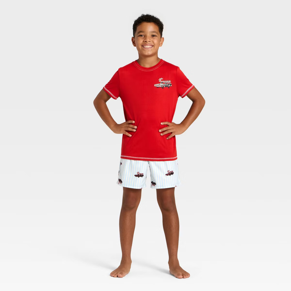 Boys' 2pc Short Sleeve Christmas Pajama Set - Cat & Jack™ | Target