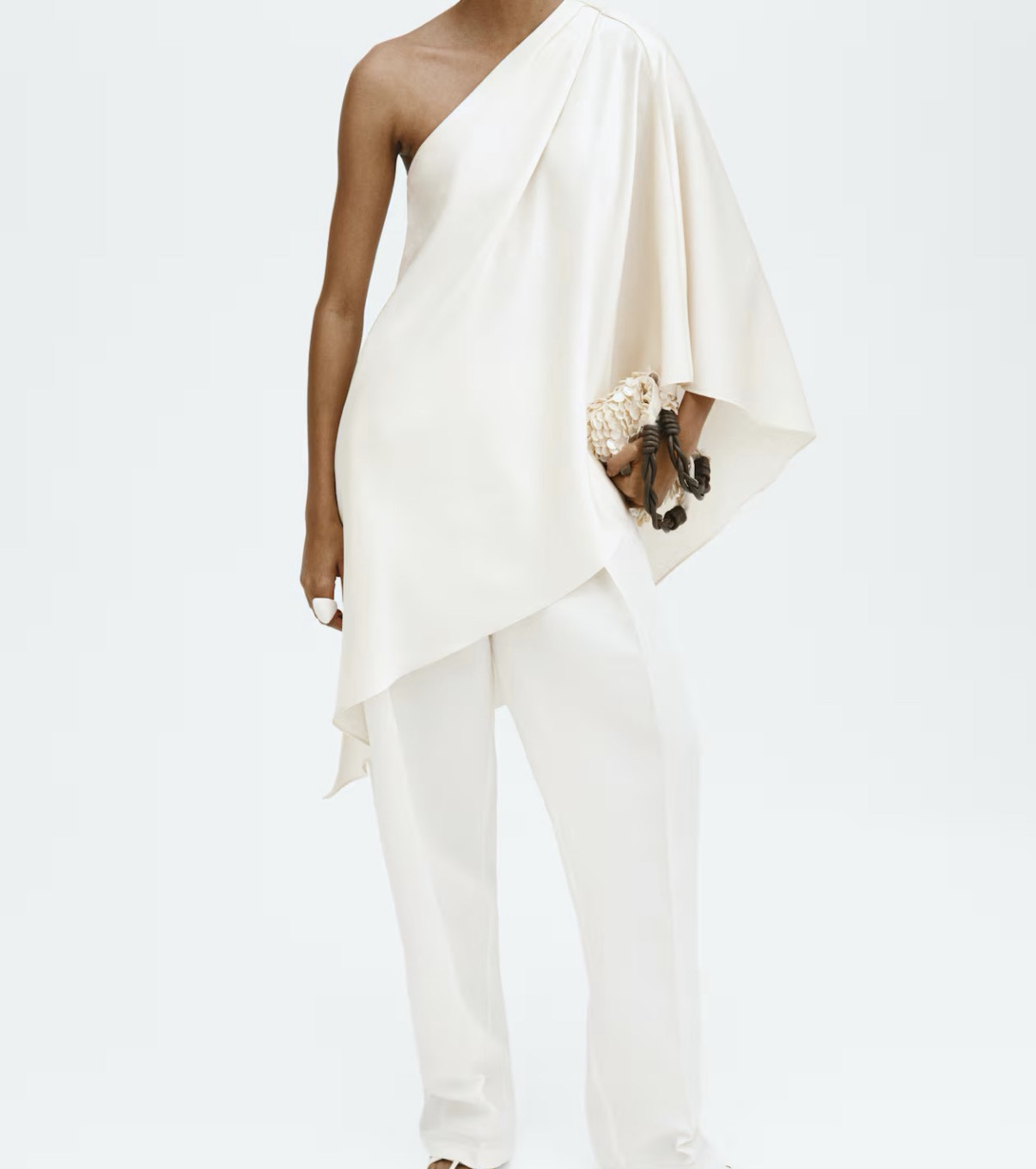 Satin top outfit inspo H&M spring outfit  

#LTKsummer #LTKspring #LTKstyletip