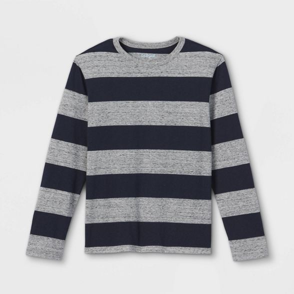 Boys' Rugby Striped Long Sleeve T-Shirt - Cat & Jack™ | Target