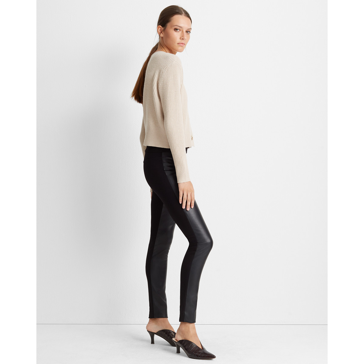 Tasha Faux Leather Legging | Club Monaco (Global)