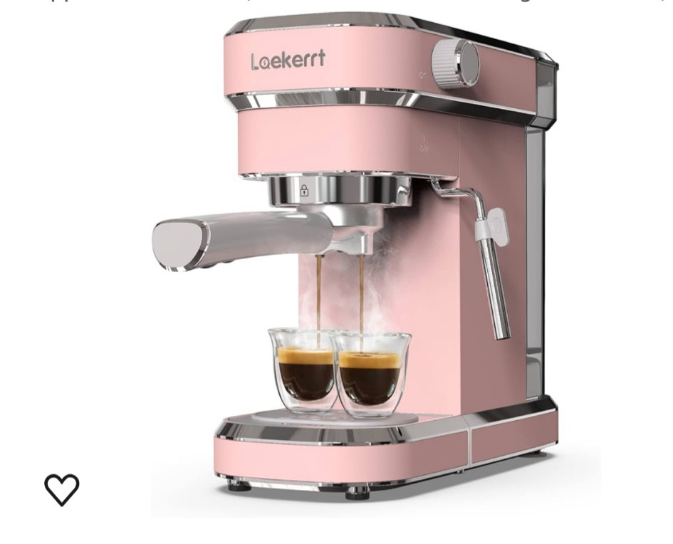 Pink espresso machine for at home coffee 🌸

#LTKSaleAlert #LTKHome #LTKxPrimeDay
