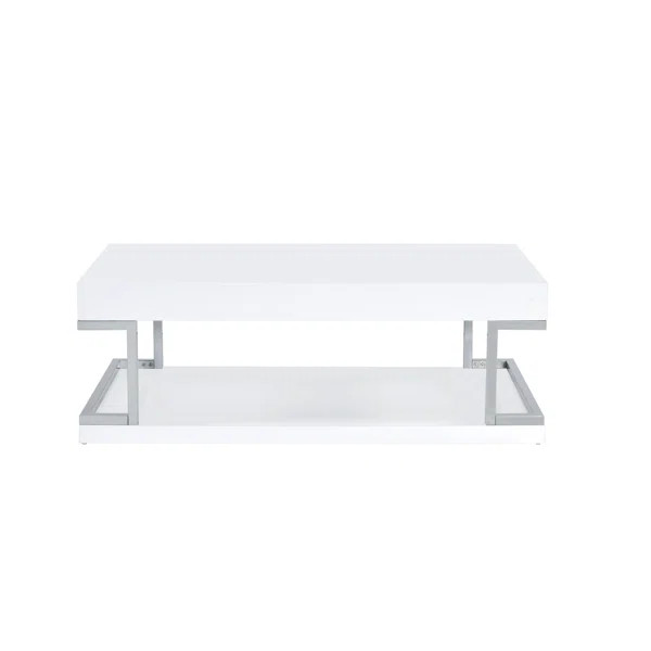 Lloydminster Floor Shelf Coffee Table with Storage | Wayfair North America