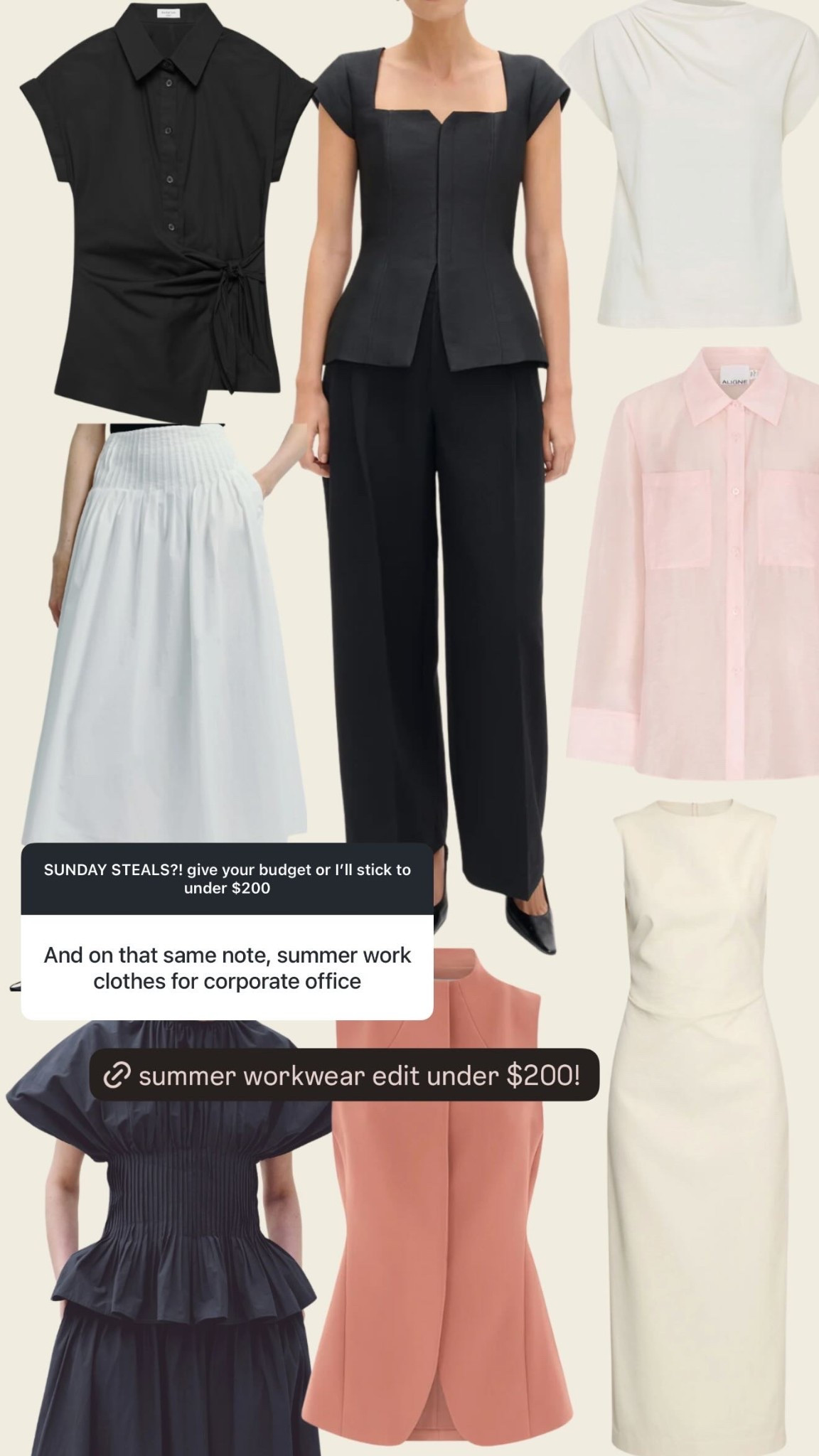 Summer workwear under $200
