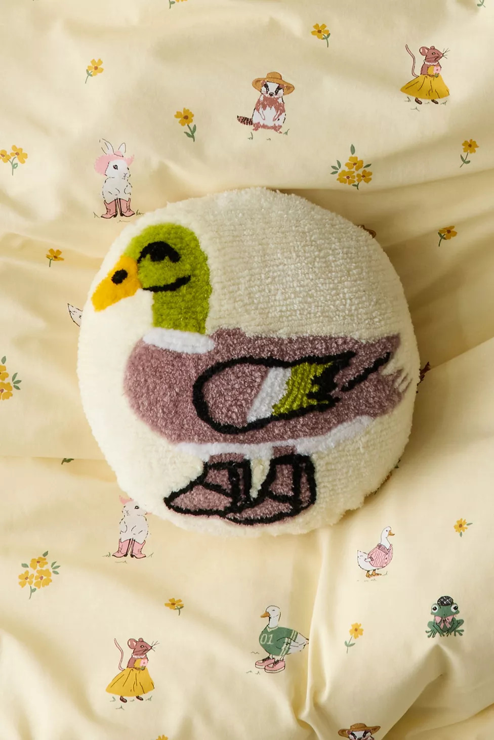 Party Animal Tufted Throw Pillow | Urban Outfitters (US and RoW)