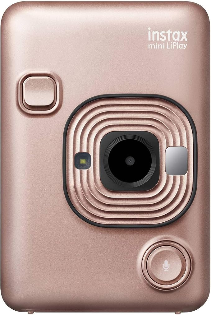 Fujifilm Instax Mini Liplay Hybrid Instant Camera (Rose Gold) | Amazon (US)