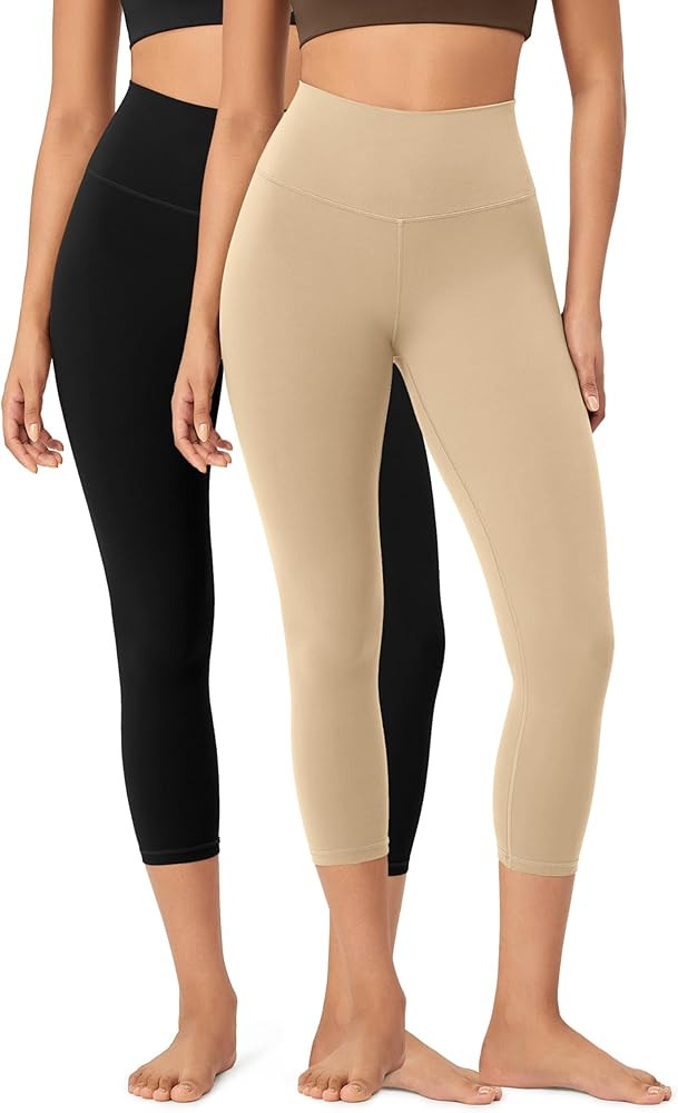 ODODOS ODCLOUD 2-Pack Buttery Soft Lounge Yoga Leggings for Women 23" / 25" /28" High Waist Yoga ... | Amazon (US)