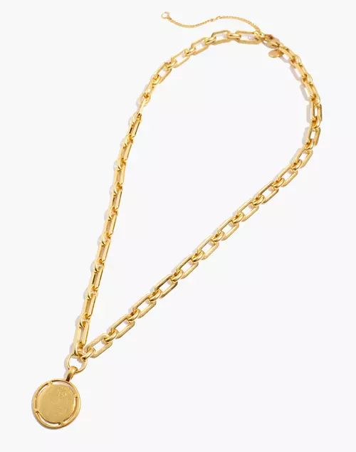 Framed Coin Chain Necklace | Madewell