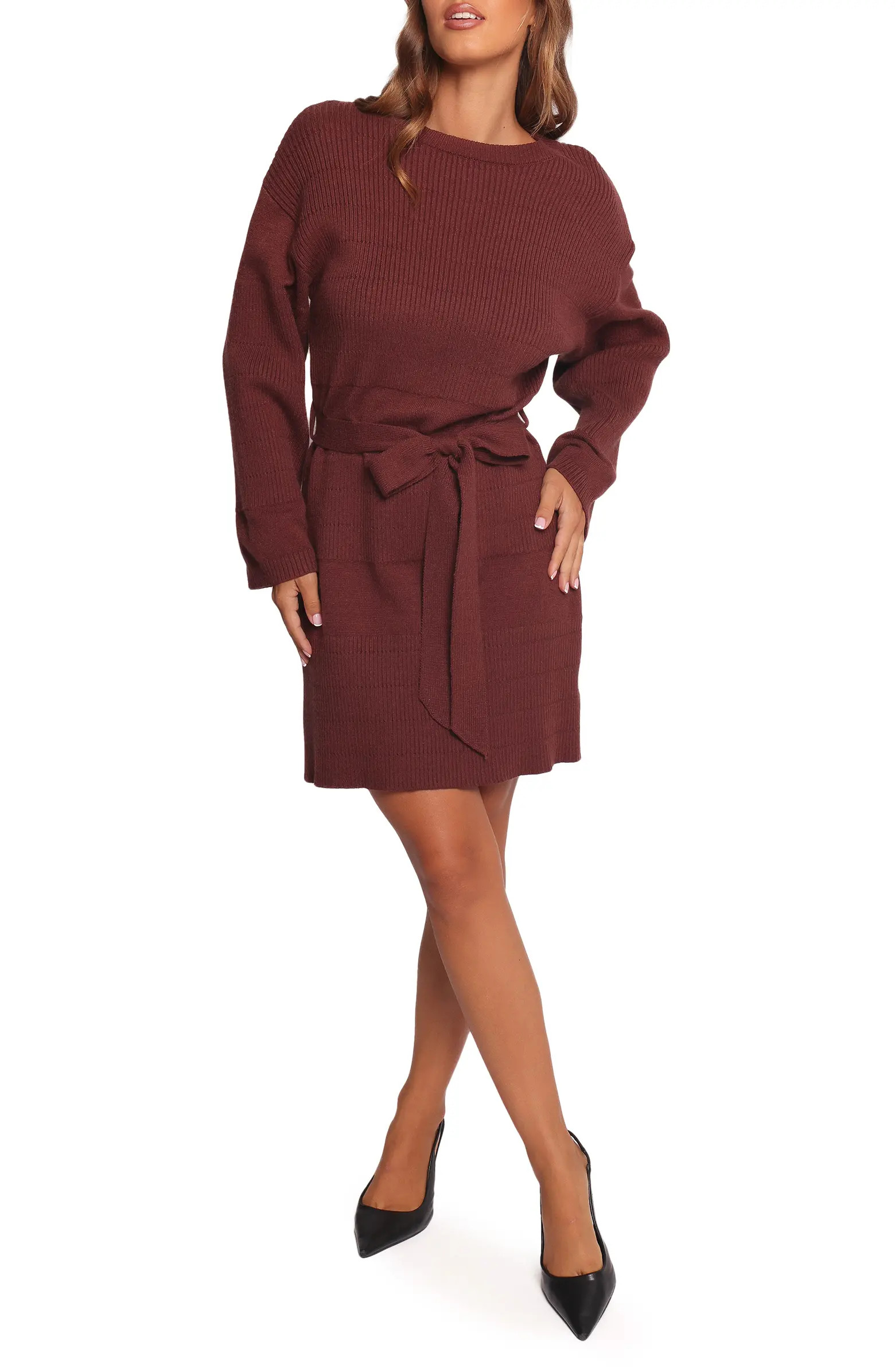 Lucca Long Sleeve Mini Sweater Dress | Nordstrom