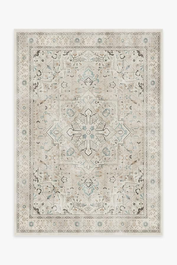 Kamran Ivory Opal Rug | Ruggable