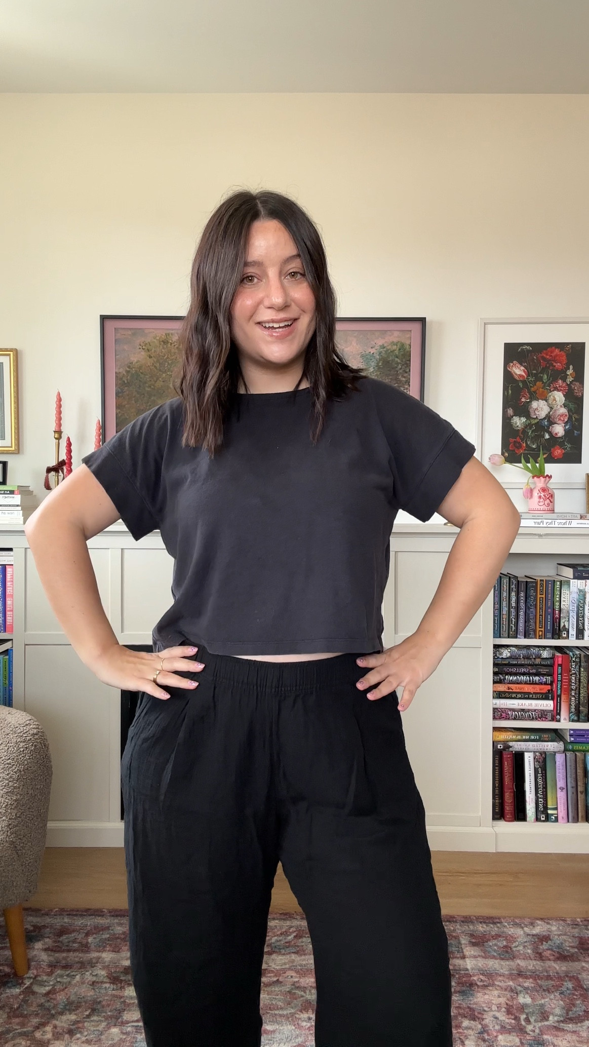 gap gauze barrel pants 

#LTKMidsize