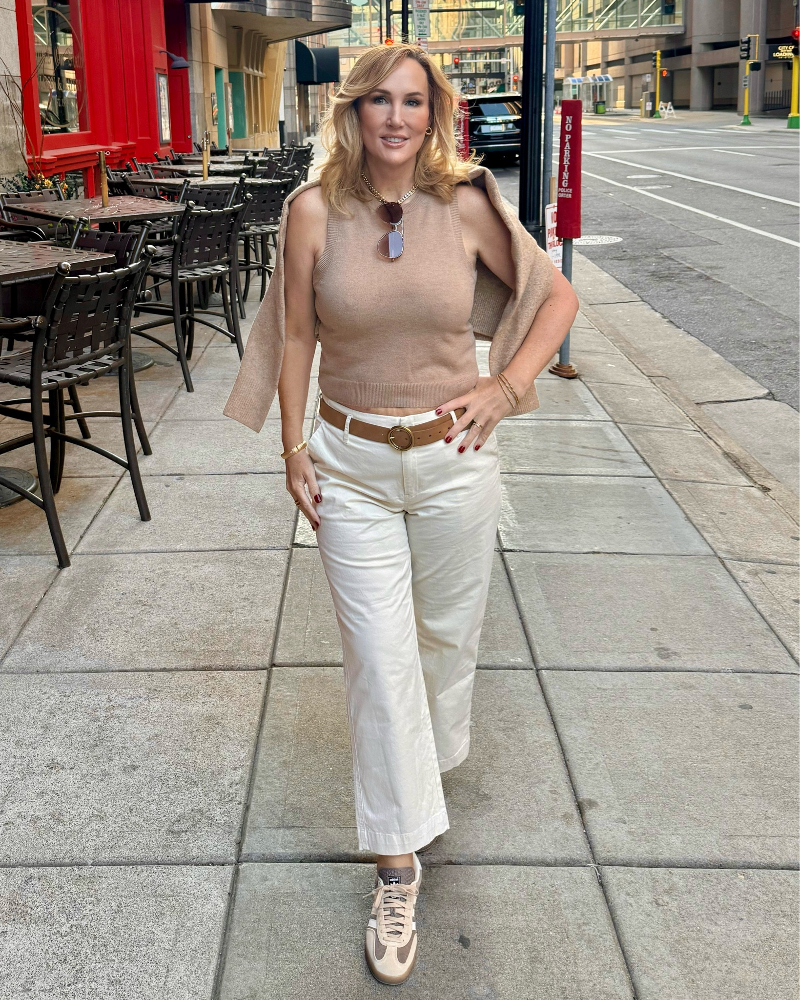 Fall Outfit of the Day 🍁 Adidas Gazelle  #ootd #falloutfits #fallfashion 

#LTKOver40 #LTKVideo #LTKFindsUnder50