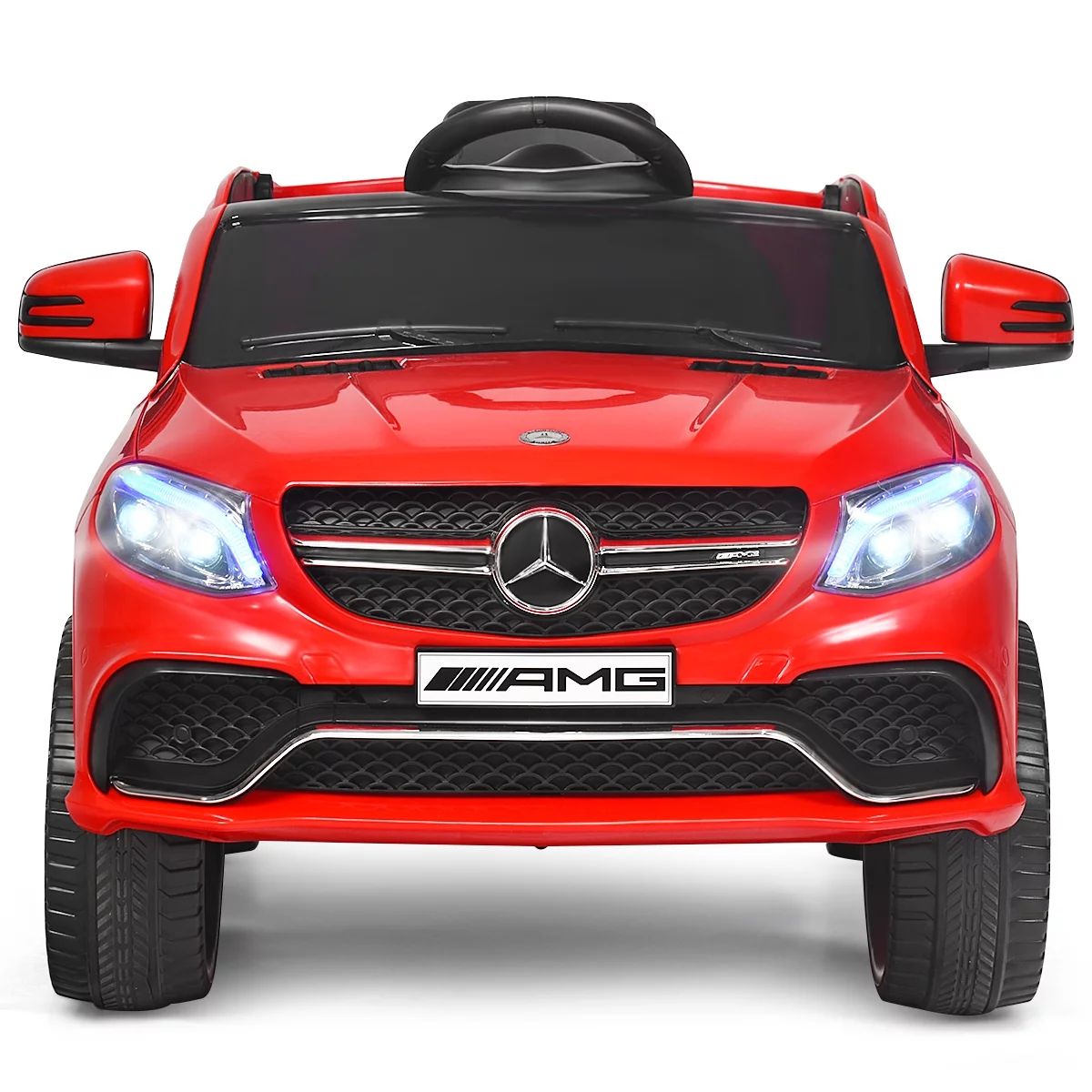 Costway Red 12 V Mercedes Benz Powered Ride-On with Remote Control - Walmart.com | Walmart (US)