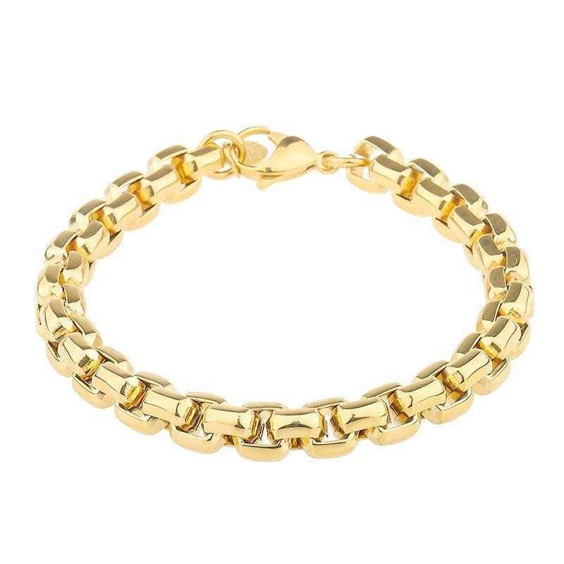 Delicate Gold Coiled Chain Bracelet | Victoria Emerson