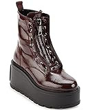DKNY Women's Bootie Combat Boot, Bordeaux Harli, 5.5 | Amazon (US)