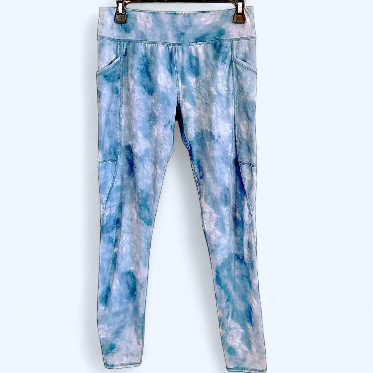 Athletic Works Women's Leggings - Blue/Multi - XXL | Depop US