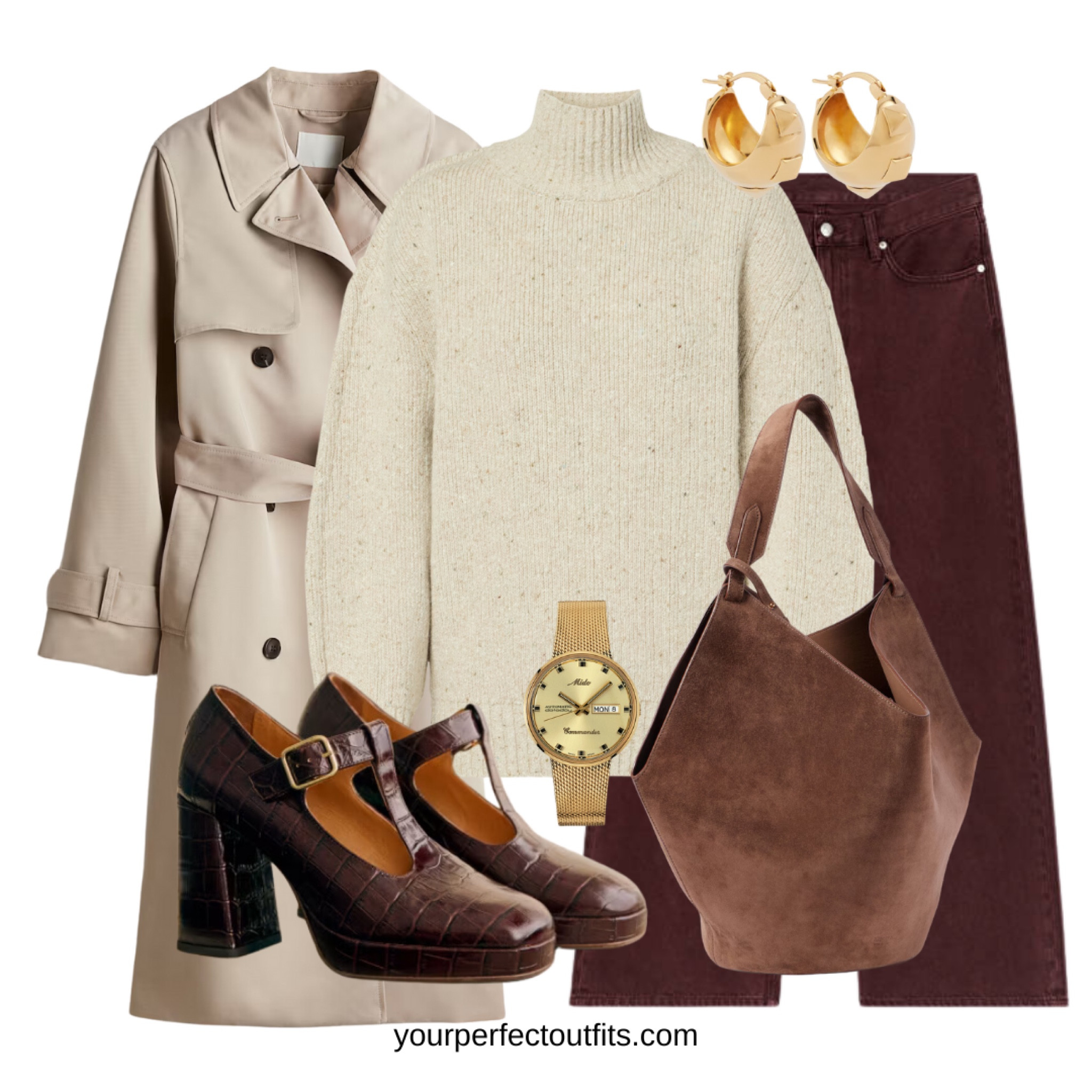 Fall outfit inspiration with a neutral trench coat 

#LTKFallSale #LTKFindsUnder50 #LTKFindsUnder100
