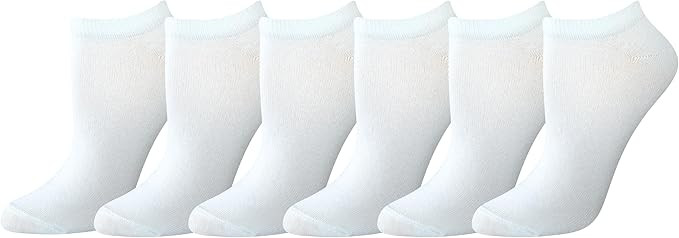 Amazon Essentials Women's Casual Low-Cut Socks, Lightweight, 6 Pairs | Amazon (US)