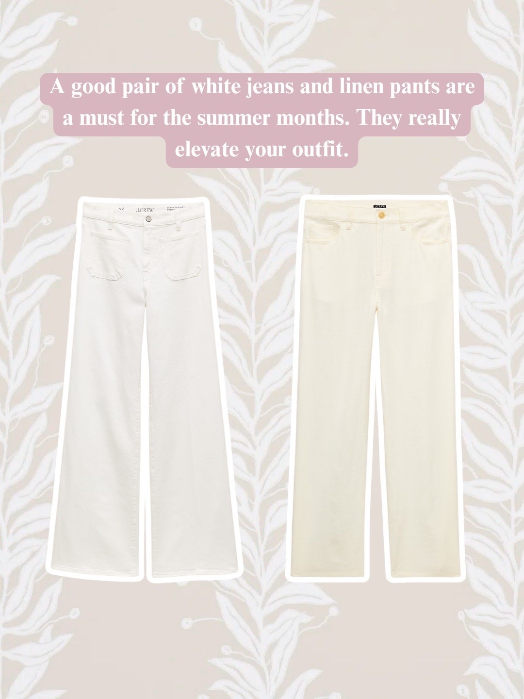 Must have pants for the summer

#LTKootd #LTKgrwm #LTKSeasonal