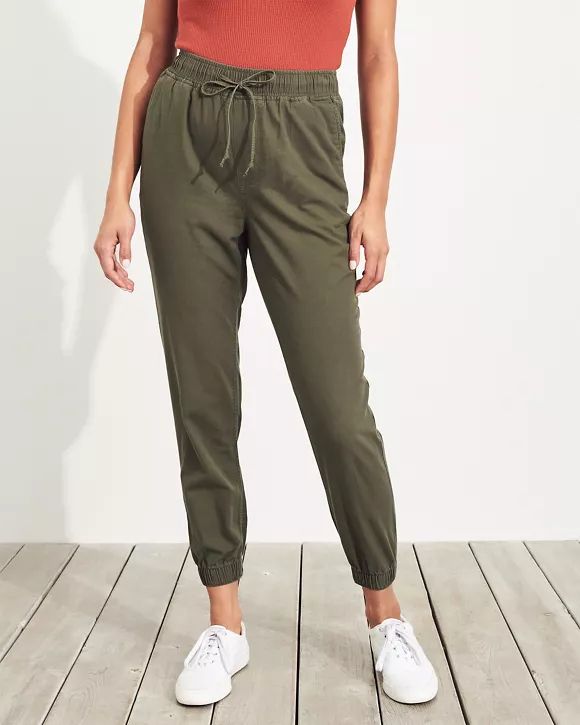 Ultra High-Rise Woven Joggers | Hollister (US)