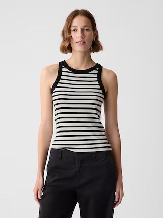 Modern Rib Halter Tank Top | Gap (US)