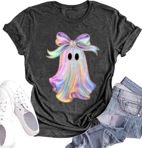 Fall Shirts for Women Halloween Pumpkin Graphic Tees Thanksgiving Family Turkey Tops Cute Autumn ... | Amazon (US)