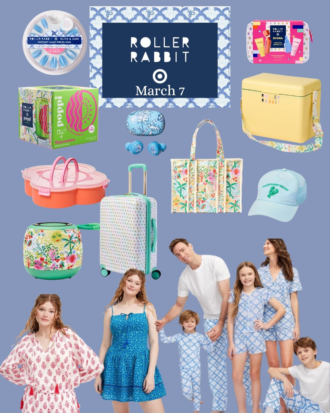 Roller Rabbit x Target launches on March 7th at 3am! Are you excited for this launch? They have some mystery boxes in select stores too! If you want the link sent to you when the collection drops, comment “NEW” and I’ll send it when it’s online!