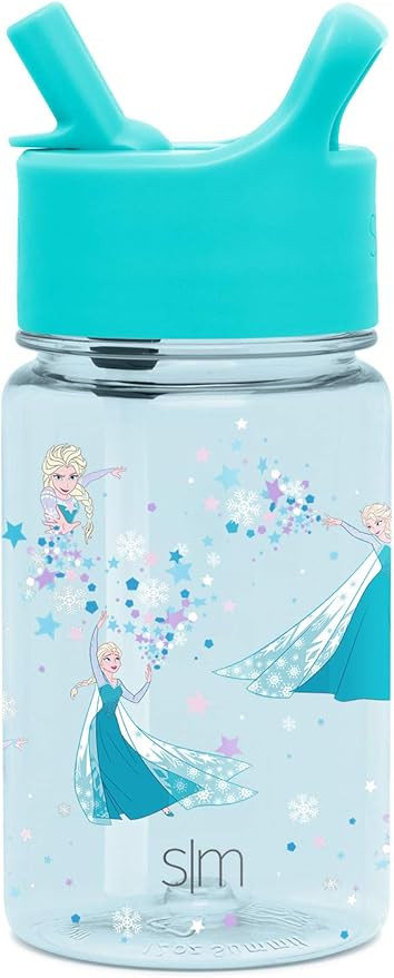 Simple Modern Disney Kids Water Bottle Plastic BPA-Free Tritan Cup with Leak Proof Straw Lid | Re... | Amazon (US)