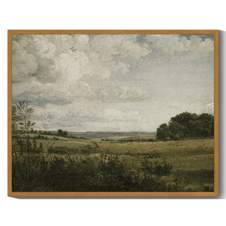 Drsoum Retro Rustic Village Framed Canvas Wall Art 11x14in Nature Framed Vintage Prints Kitchen B... | Walmart (US)