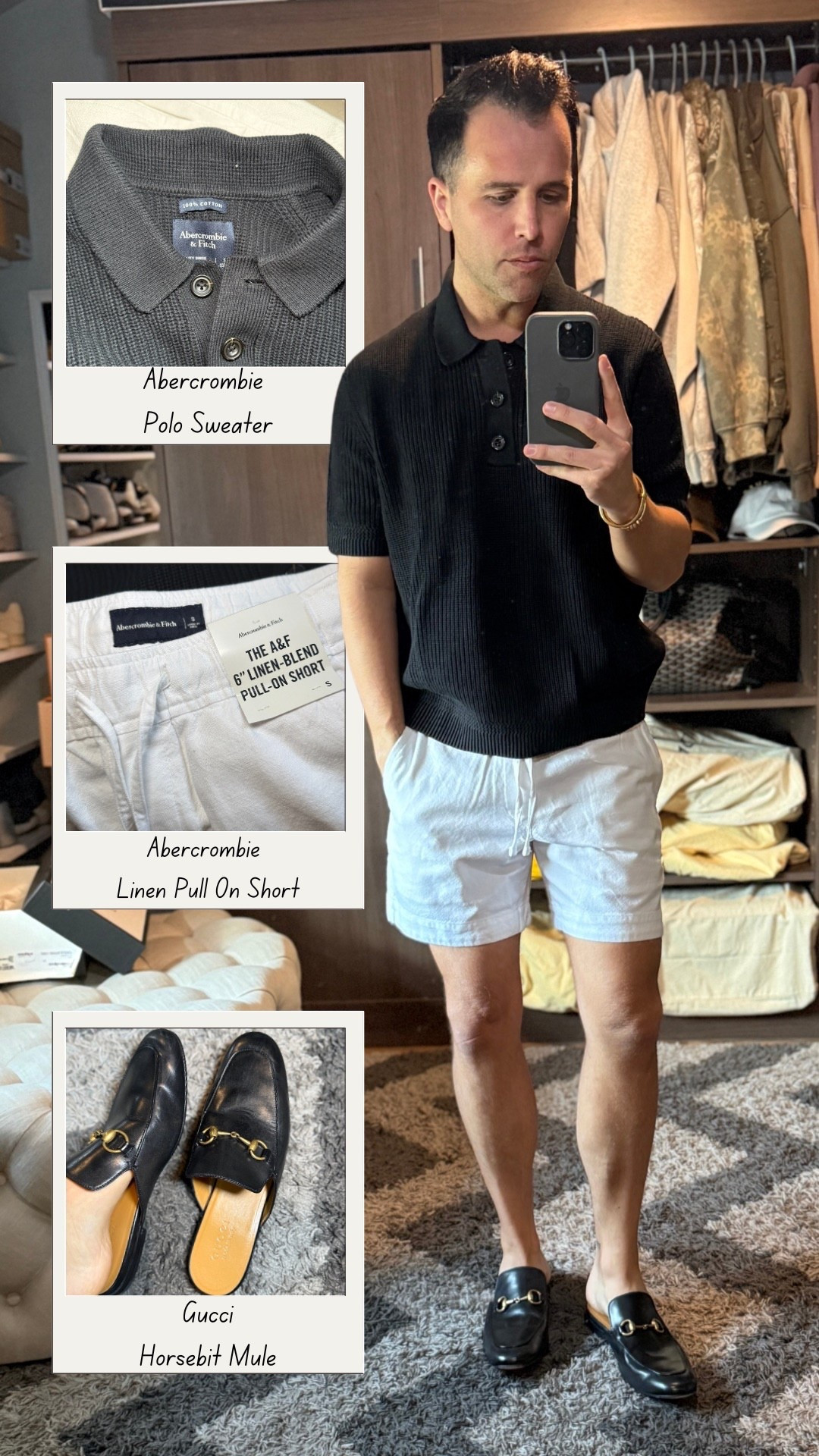 Men’s Sunday summer church outfit
Kept it clean and simple with a textured polo sweater, linen shorts, and Gucci loafers for an elevated summer look. I like mixing comfortable pieces with more polished details so it works for church, brunch, date night, or any warm weather occasion. The knit polo adds texture, the linen shorts keep it lightweight, and the horsebit mules dress it up without feeling too formal.
#mensstyle #churchoutfit #menssummeroutfit #summeroutfitsmen #abercrombie #menswear #oldmoneystyle #quietluxury #preppystyle #mensfashion #smartcasual #outfitideasformen #loafersmen #mensfashioninspo

#LTKootd #LTKSaleAlert #LTKMens