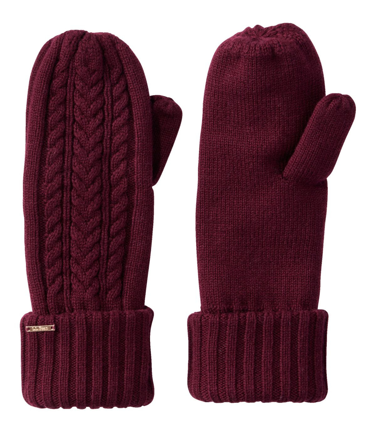 Women's Heritage Cable Mittens | L.L. Bean