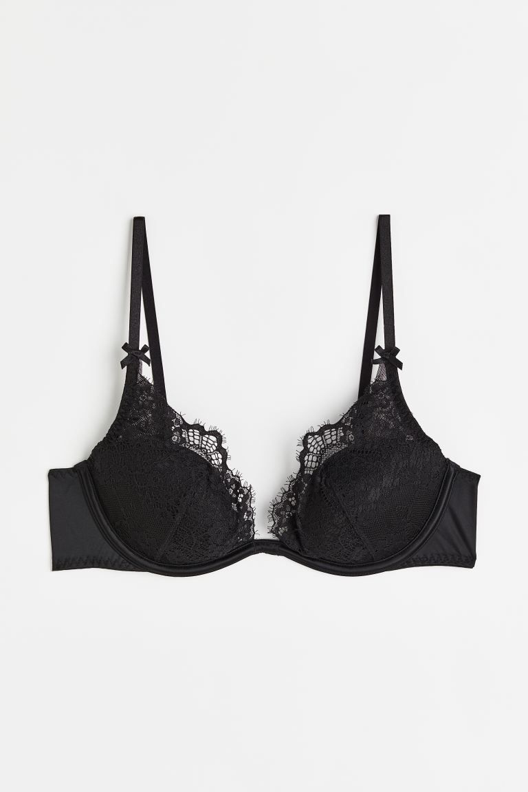 Padded Underwire Bra - Black - Ladies | H&M US | H&M (US + CA)