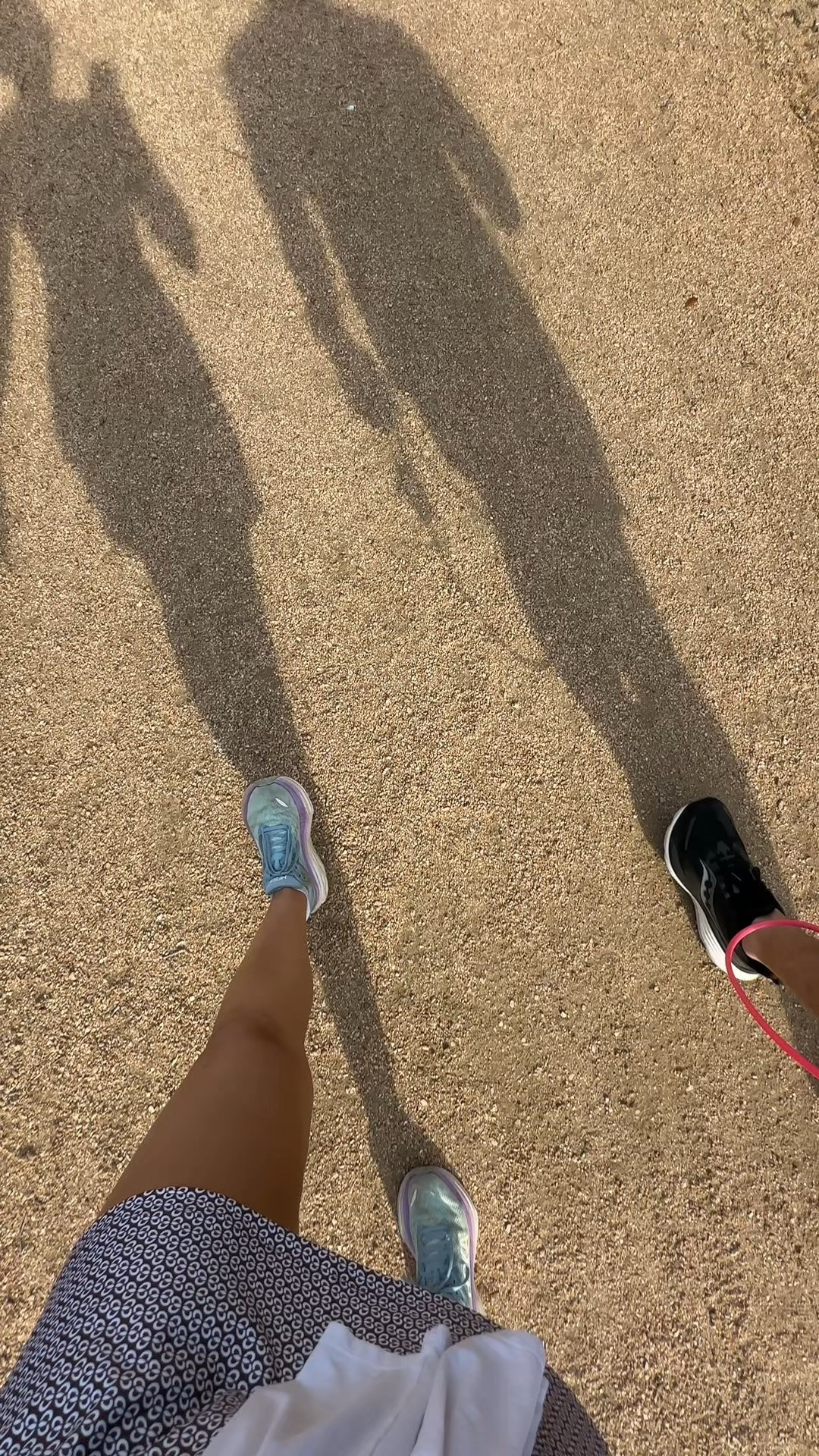 Family walk tonight! Wearing a new exercise dress from Abercrombie! Wearing an XS/reg - runs a little small IMO I could have sized up!