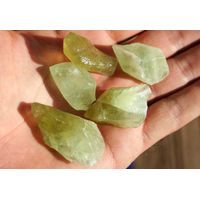 5 Green Calcite Crystals Natural Rough Medium Semi Precious Stone Specimen | Etsy (US)