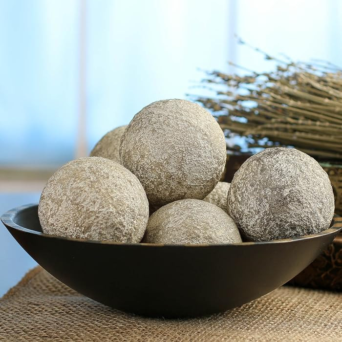 Group of 6 Artificial Rock Balls | Amazon (US)