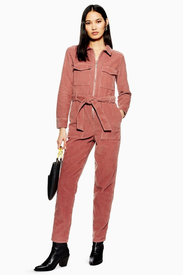 Pink Corduroy Boiler Suit | Topshop UK