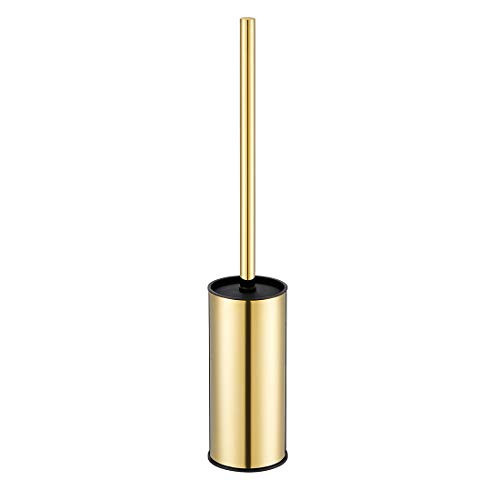 BGL Toilet Brush Holder Gold, Stainless Steel 304 Gold Round Freestanding Toilet Bowl Brush and Holder for Bathroom | Amazon (US)