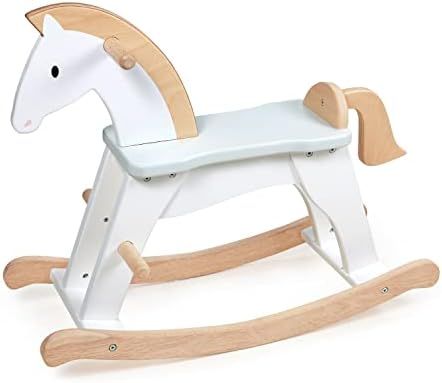 Tender Leaf Toys - Lucky Rocking Horse - Premium Wood Rocking Horse for Imaginative Play - Helps ... | Amazon (US)