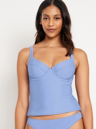 Underwire Tankini Swim Top for Women | Old Navy (CA)