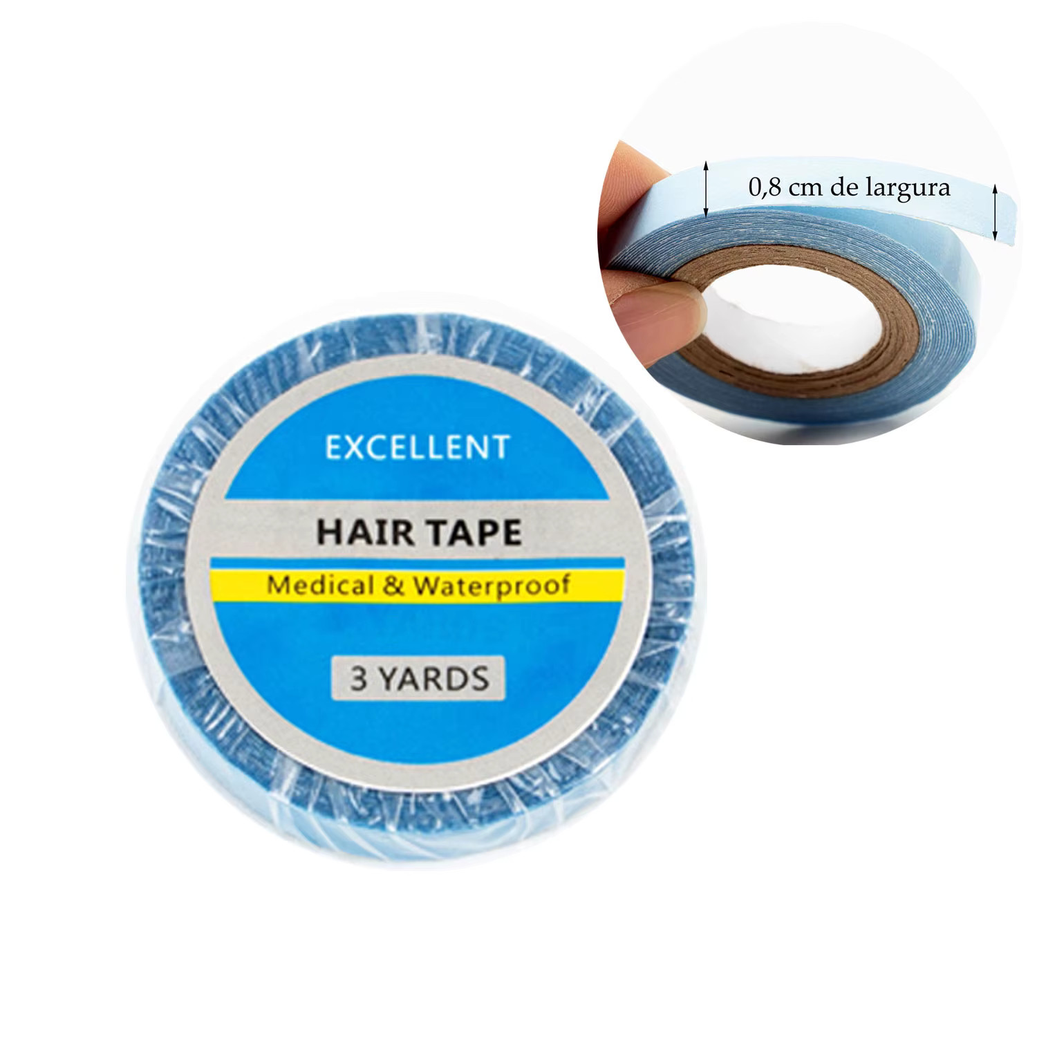 7.46R$ 70% de desconto|3 jardas 0.8cm frente laço peruca cola dupla face cola cola de peruca de ... | Aliexpress BR (BR)