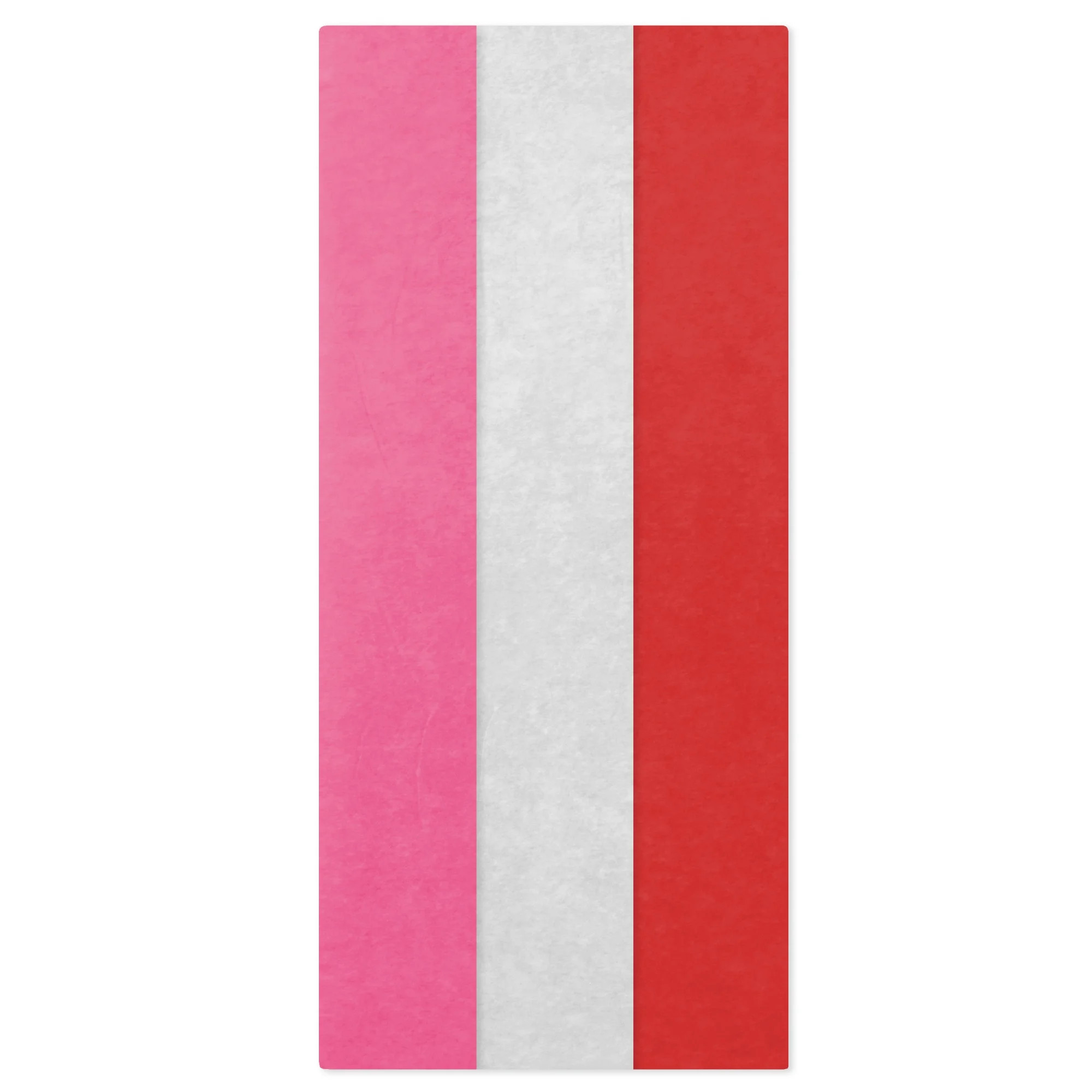 Hallmark 3-Pack Valentine's Day Tissue Paper (Pink/White/Red) 30 sheets | Walmart (US)
