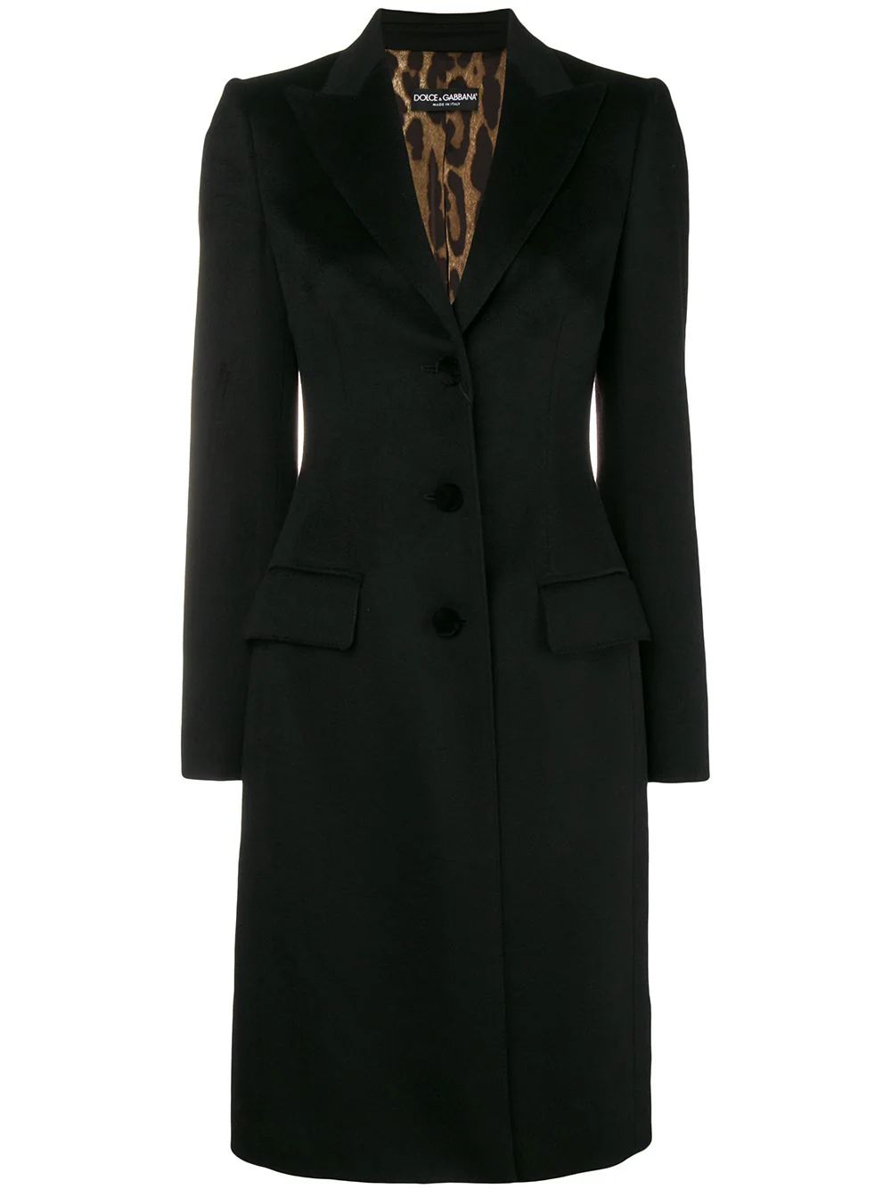Dolce & Gabbana single-breasted coat - Black | FarFetch US