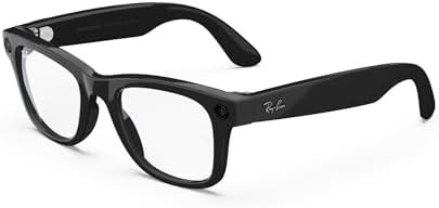 Ray-Ban Meta (Gen 1), Wayfarer, Large Shiny Black | Smart AI Glasses for Men, Women — 12 MP Cam... | Amazon (US)