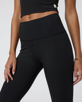 Vuori Inversion Rib Legging | Black | Large | Vuori Clothing (US & Canada)