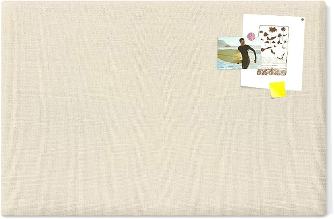 Fabric Bulletin Board Pinboard for Walls Thick & Stylish Frameless Display Notice Memory Board Of... | Amazon (US)