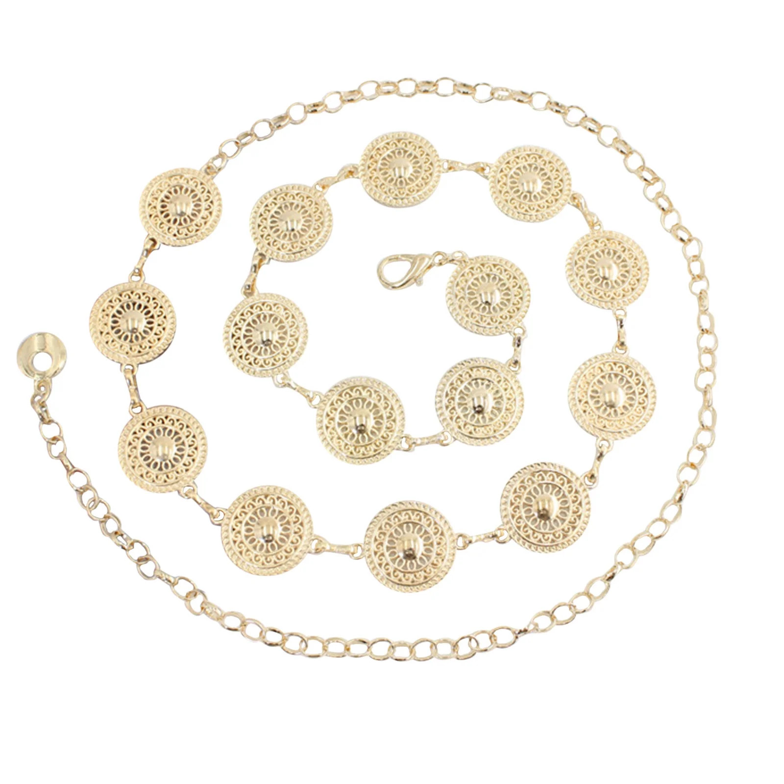 Manxivoo Western Belt Women Hook Adjustment Waist Metal String Decorative Dress Waist Small Fragr... | Walmart (US)