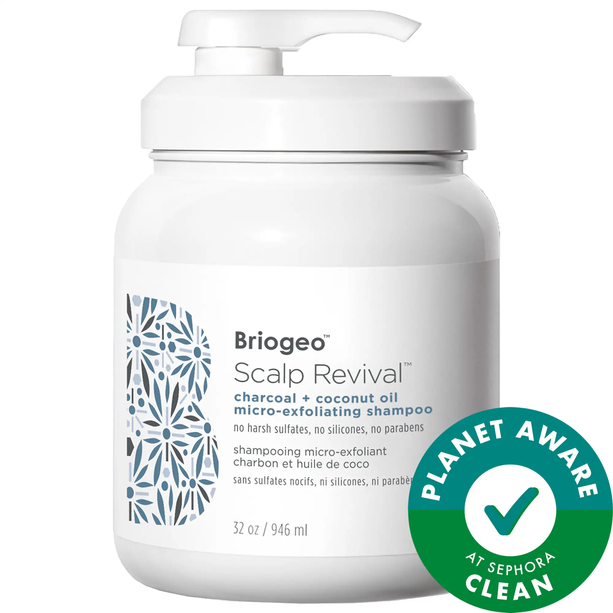 Briogeo Scalp Revival Charcoal + Coconut Oil Micro-exfoliating Scalp Scrub Shampoo 32 oz/ 936 mL | Sephora (US)
