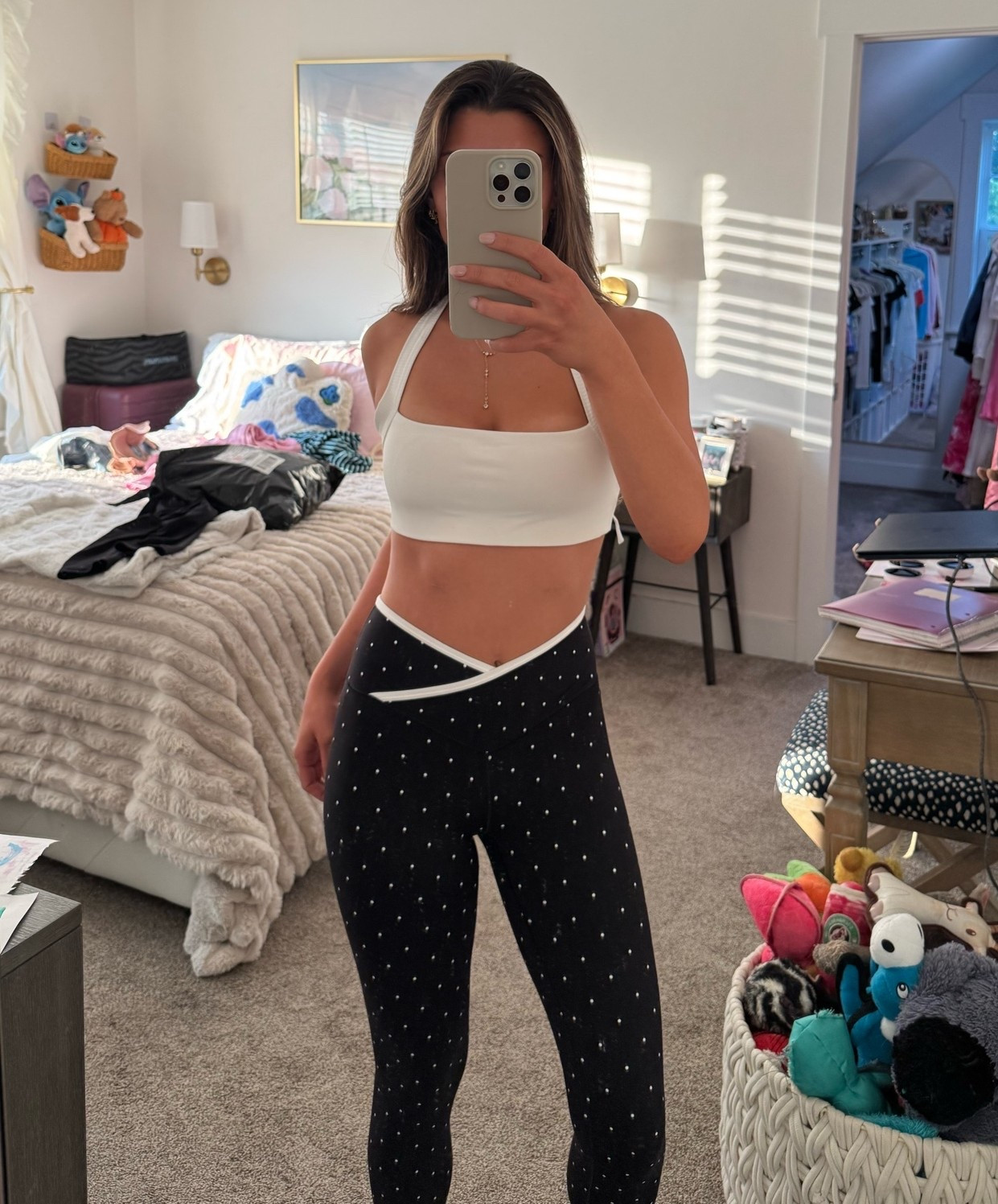 Polka dots everything !!! 🤍

#LTKgrwm #LTKootd #LTKActive